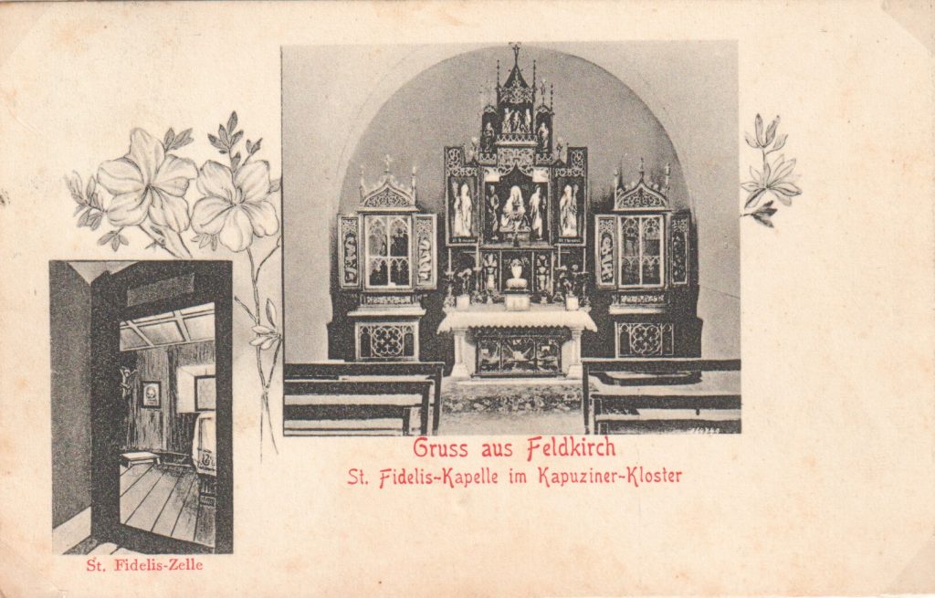 Ansichtskarte Kapuziner-Kloster
